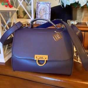 Simi Doctors Bag vegan leather in a rich purple